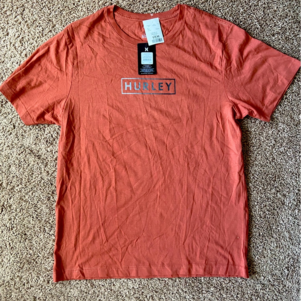 Hurley Men's Orange T-Shirt